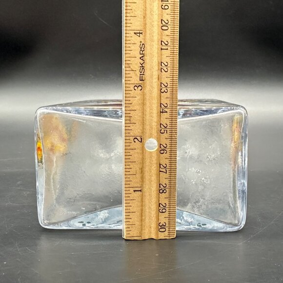 Vintage Glass Decanter Bottle Enamel Painted Floral Birds Red Yellow Blue READ - Picture 12 of 12